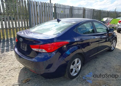 2013 Hyundai Elantra Gls из США, поврежденный, VIN 5NPDH4AE8DH229238